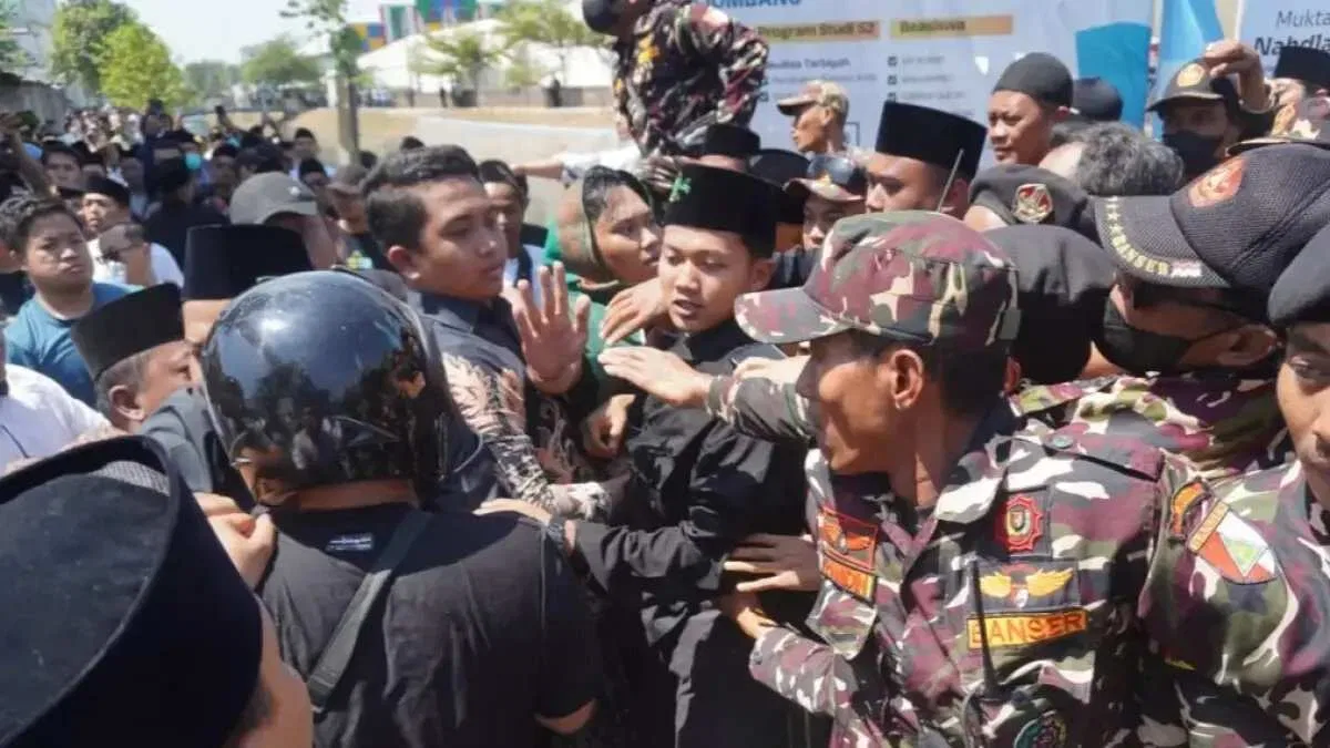 Konflik Pendukung Calon Ketua Umum PBNU di Jombang