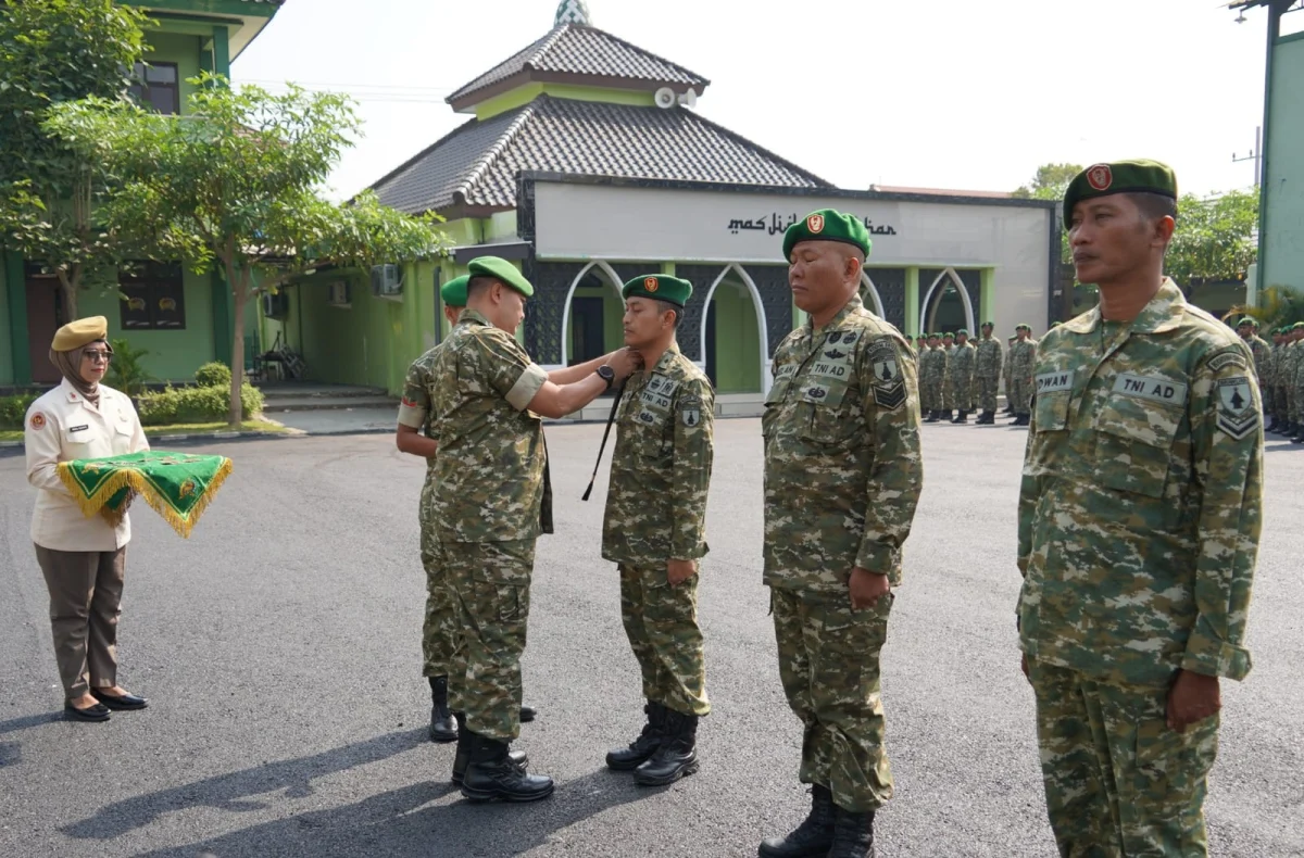 74 Prajurit Kodim Bojonegoro Naik Pangkat, Dandim: Semakin Tinggi Pangkat, Tanggung Jawab Makin Berat