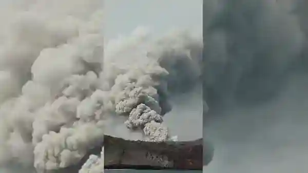 Abu Erupsi Anak Krakatau Sampai ke Sebesi, Nelayan Menepi