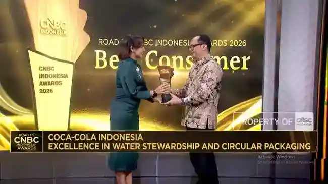 Penghargaan untuk Praktik Air dan Kemasan Sirkular Coca-Cola Indonesia