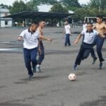 Jumat Sehat, Prajurit Yonif 2 Marinir Laksanakan Olahraga Futsal dan Bulutangkis