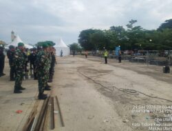 Usai Apel Gabungan, Personel Kodim 1505/Tidore Langsung Siaga di Pos Pengamanan