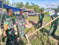 Dandim 1505/Tidore Tinjau Pembangunan Koperasi Merah Putih di Kecamatan Oba Utara 