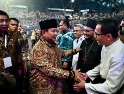 Panglima TNI Dampingi Presiden Prabowo Hadiri Perayaan Natal Nasional 2025 di GBK