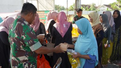 Melalui Koramil Jajarannya, Kodim Bojonegoro Kembali Gelar Bazar Ramadhan di Gerai KDKMP