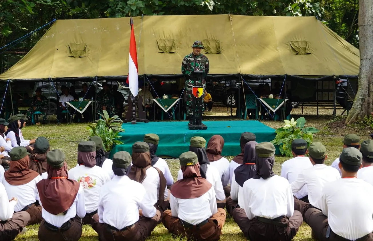 Perkemahan Korps Kadet Republik Indonesia di Dander Resmi Dibuka Dandim 0813 Bojonegoro