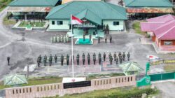 Kodim 1714/Puncak Jaya Gelar Upacara Korps Kenaikan Pangkat Bintara