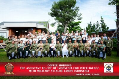 Coffee Morning Sintel TNI Jalin Sinergitas Diplomasi Militer Dengan Athan Negara Sahabat