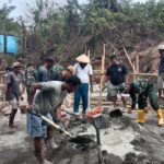 Pembangunan Jembatan Garuda Terus Digenjot, Wujud Nyata Kebersamaan TNI dan Rakyat