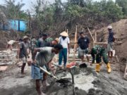 Pembangunan Jembatan Garuda Terus Digenjot, Wujud Nyata Kebersamaan TNI dan Rakyat