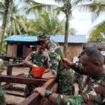 Pembangunan Rumah Terus Digenjot, Satgas TMMD Kodim 1710/Mimika Kejar Target Penyelesaian