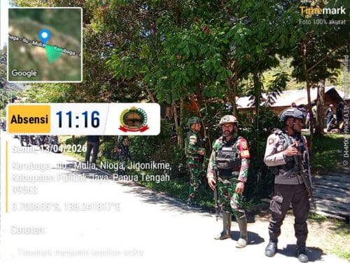 Koramil 1714-01/ILU Lakukan Penjemputan Jenazah oleh Aparat Gabungan TNI dan Polri Distrik ILU