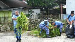 Sinergi TNI-Polri dan Masyarakat Peringati HUT ke-80 TNI AU, Lanud Sjamsudin Noor Gelar Karya Bakti di Pasar Ulin Raya Banjarbaru