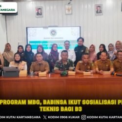 Dukung Program MBG, Babinsa Ikut Sosialisasi Petunjuk Teknis bagi B3