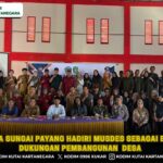 Babinsa Sungai Payang Hadiri Musdes Sebagai Bentuk Dukungan Pembangunan  Desa