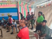 Pererat Silahaturahmi, Babinsa Kodim 1505/Tidore Bersama Warga Binaan Nobar Gembira