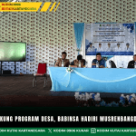 Dukung Program Desa, Babinsa Hadiri Musrenbangdes