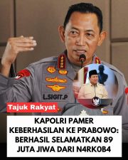 Prabowo Apresiasi Polri, Kapolri Ungkap Capaian Besar Perang Narkoba Nasional