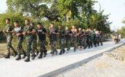 TMMD 129 Bojonegoro: Binsik Sore di Jalan Beton Baru Kedungpandan, Menjaga Fisik Sekaligus Hati Rakyat