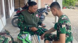 Di Balik Peluh Membangun Desa: Kala Tensimeter Bekerja di TMMD 129 Bojonegoro