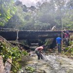 Satgas TMMD Ke-129 Kodim 1807/Sorong Selatan Kebut Pembangunan Jembatan Beton, Wujudkan Akses yang Lebih Baik untuk Warga Kampung Sesor