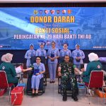 Lanud Sultan Hasanuddin Bersama Satuan TNI AU Makassar Gelar Donor Darah, Wujud Nyata Pengabdian bagi Kemanusiaan
