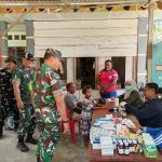 Sentuhan Kemanusiaan TMMD Ke-129, Satgas Kodim 1807/Sorong Selatan Gelar Pengobatan Gratis