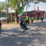Dedikasi Satlinmas Kesongo Kawal Bazar UMKM TMMD 129 Bojonegoro