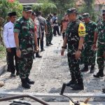 Ditinjau Tim Wasev Ster TNI, Pelaksanaan TMMD 129 di Kesongo Bojonegoro Panen Pujian