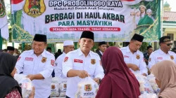 DPC MADAS Probolinggo Raya Berbagi Makanan Dan Minuman Gratis Di Haul Akbar Para Masyayikh