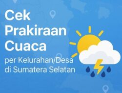 Prakiraan Cuaca Harian di Sumatera Selatan: Informasi Per Kelurahan