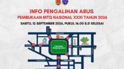 Persiapan Parkir untuk Pembukaan MTQ Nasional di Semarang