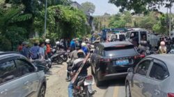 Kepadatan Lalu Lintas Setelah Evakuasi Kecelakaan di Depok