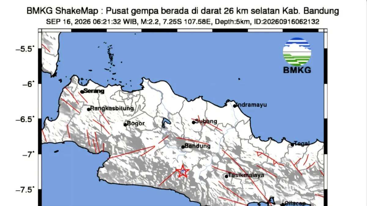 Guncangan Ringan Terasa di Bandung