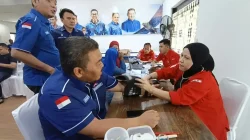 Aksi Donor Darah Partai Demokrat di Medan