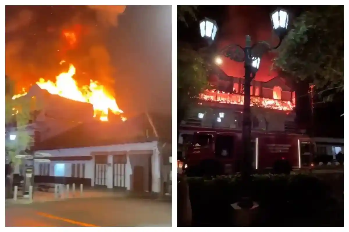 Kobaran Api Menghancurkan Hamzah Batik di Malioboro