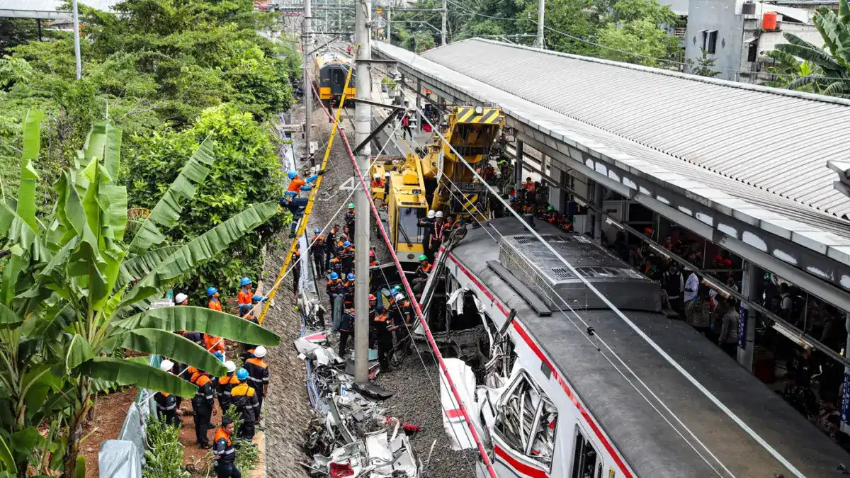 Masinis KA Argo Bromo Ditangkap dalam Kasus Kecelakaan Kereta di Bekasi