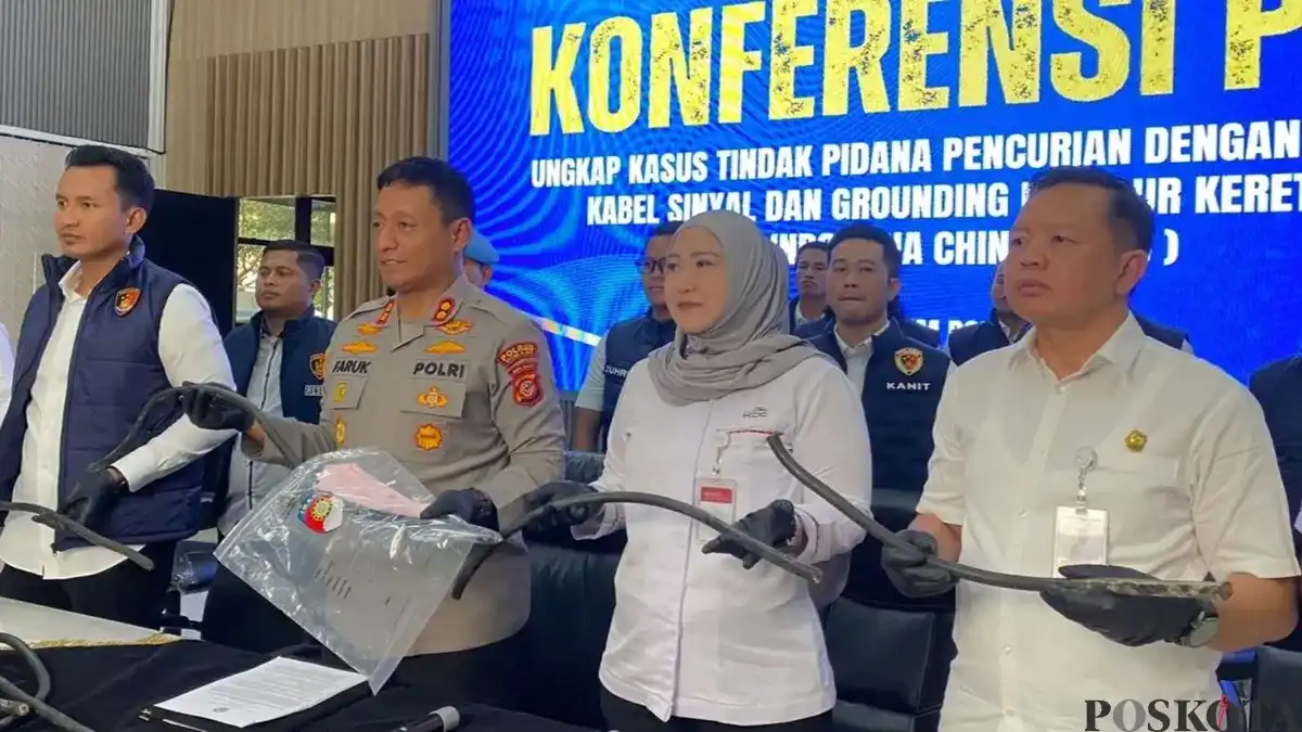 Penangkapan Komplotan Pencuri yang Ganggu Operasional Kereta Cepat
