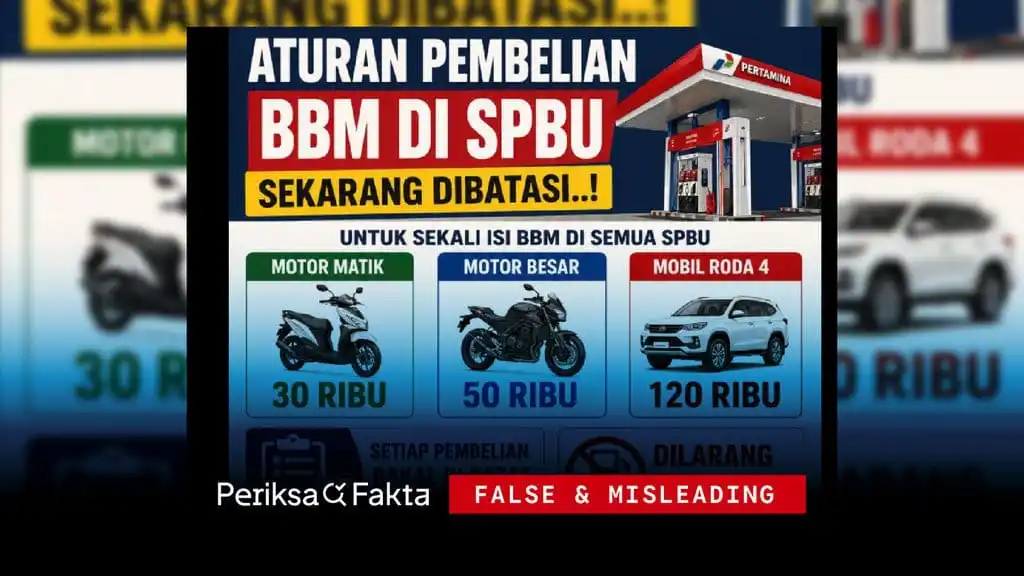 Klarifikasi Kabar Pembatasan Pembelian BBM Subsidi di Seluruh Indonesia