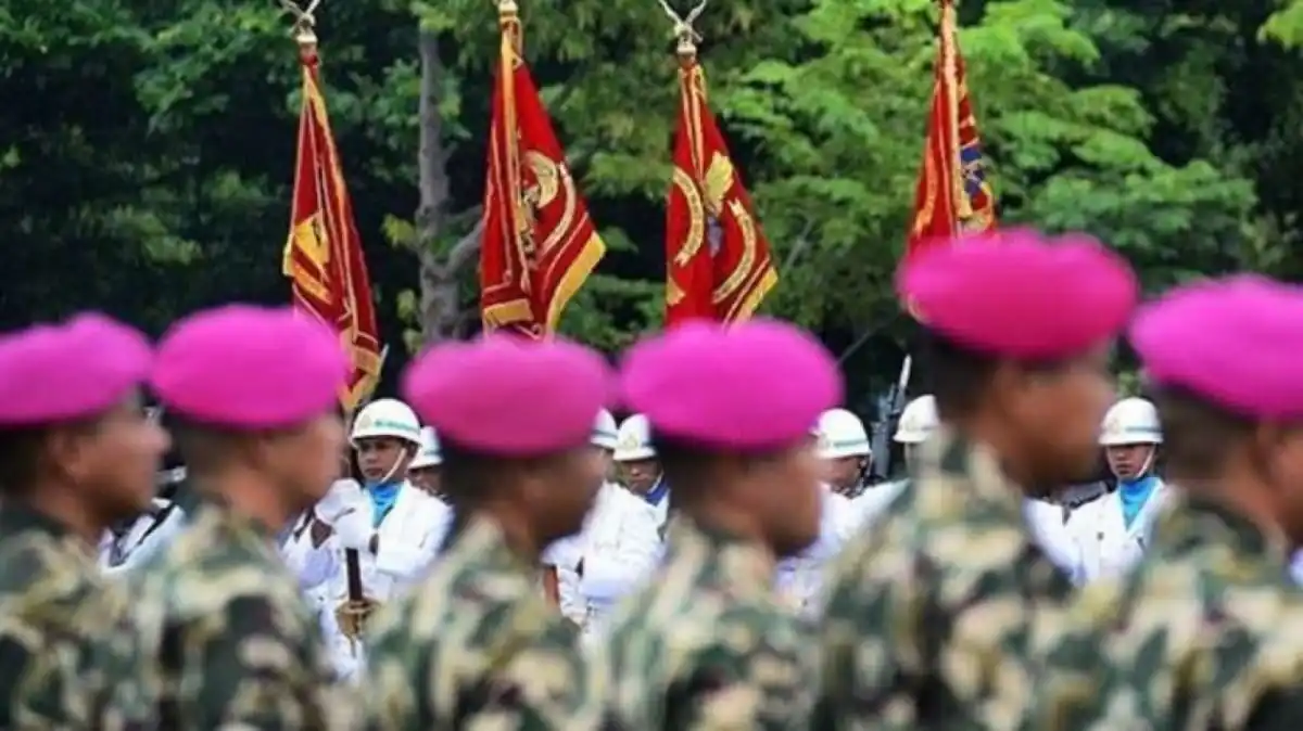 Lima Perwira Korps Marinir Menerima Amanah Memimpin Satuan Baru TNI