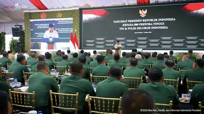 Prabowo Jelaskan Alasan Mengumpulkan 800 Petinggi TNI-Polri di Istana