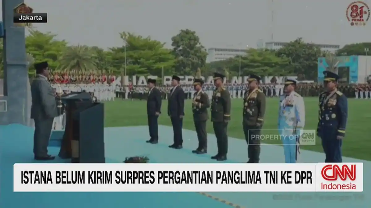 Istana Belum Mengirim Surpres Pergantian Panglima TNI ke DPR