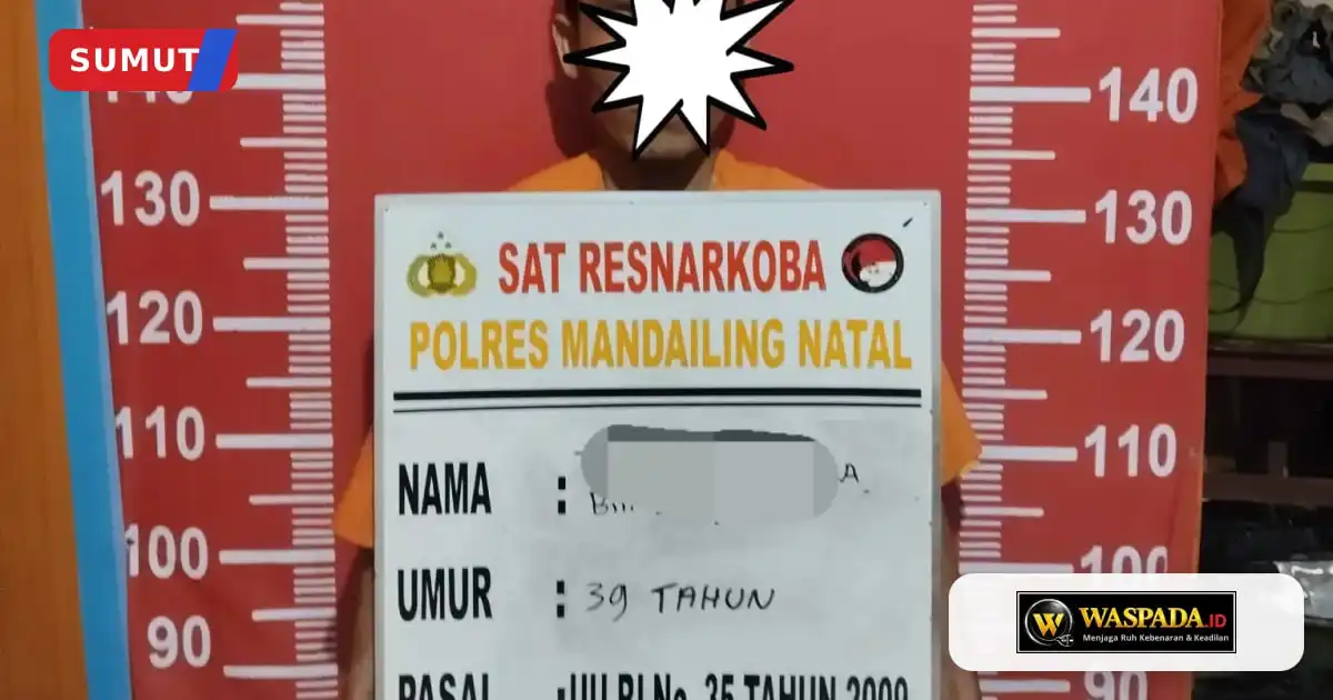 Polres Madina Tangkap Pria yang Diduga Menguasai Sabu di Rumah Kosong Mompang Julu