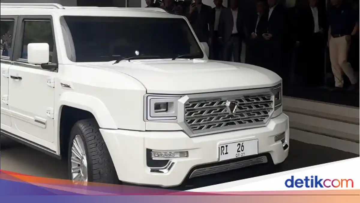 AHY Gunakan Maung MV3 Garuda sebagai Kendaraan Dinas Bernomor RI 26