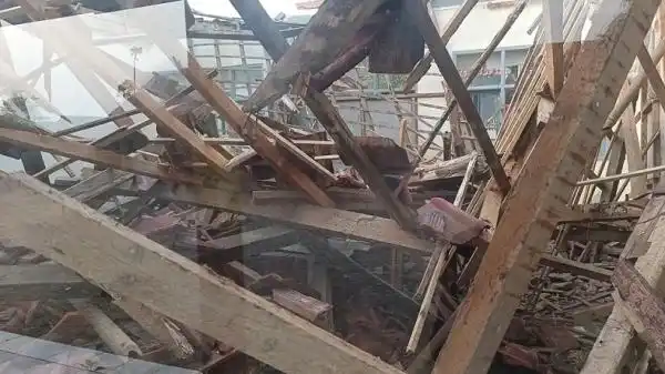 Bangunan SDN 3 Cihirup Kuningan Roboh, Empat Ruangan Tak Bisa Dipakai