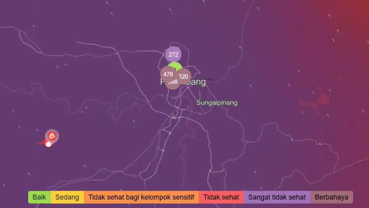 Asap Karhutla Memburuk, Sumatera Selatan Memasuki Puncak Suhu Maksimum