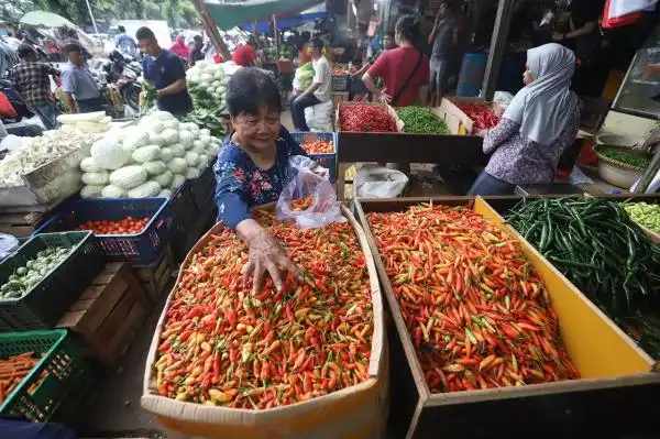 Harga Sejumlah Jenis Cabai Naik, Cabai Rawit Merah Capai Rp105.300 per Kilogram