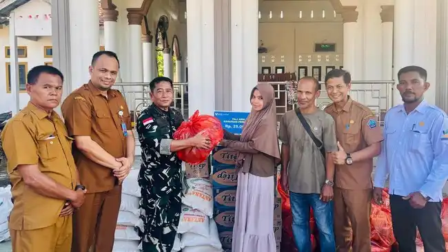 Bantuan untuk 31 Keluarga Terdampak Banjir di Pidie Jaya Disalurkan Satgas PRR