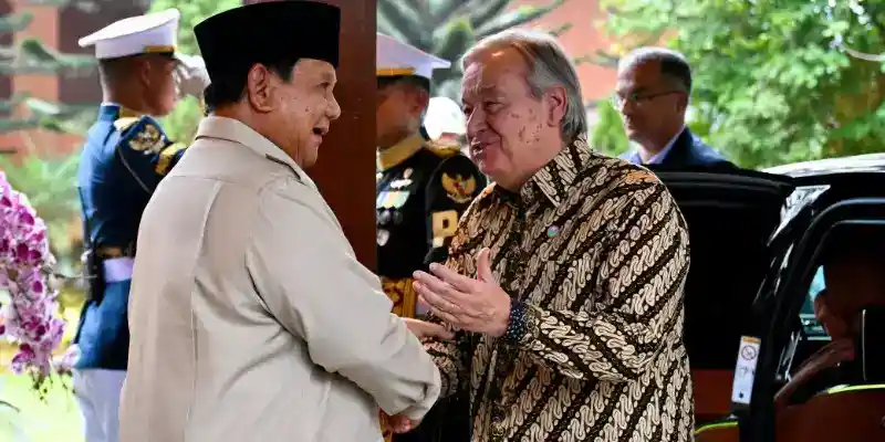 Guterres Sampaikan Pamit kepada Prabowo Menjelang Akhir Masa Tugas