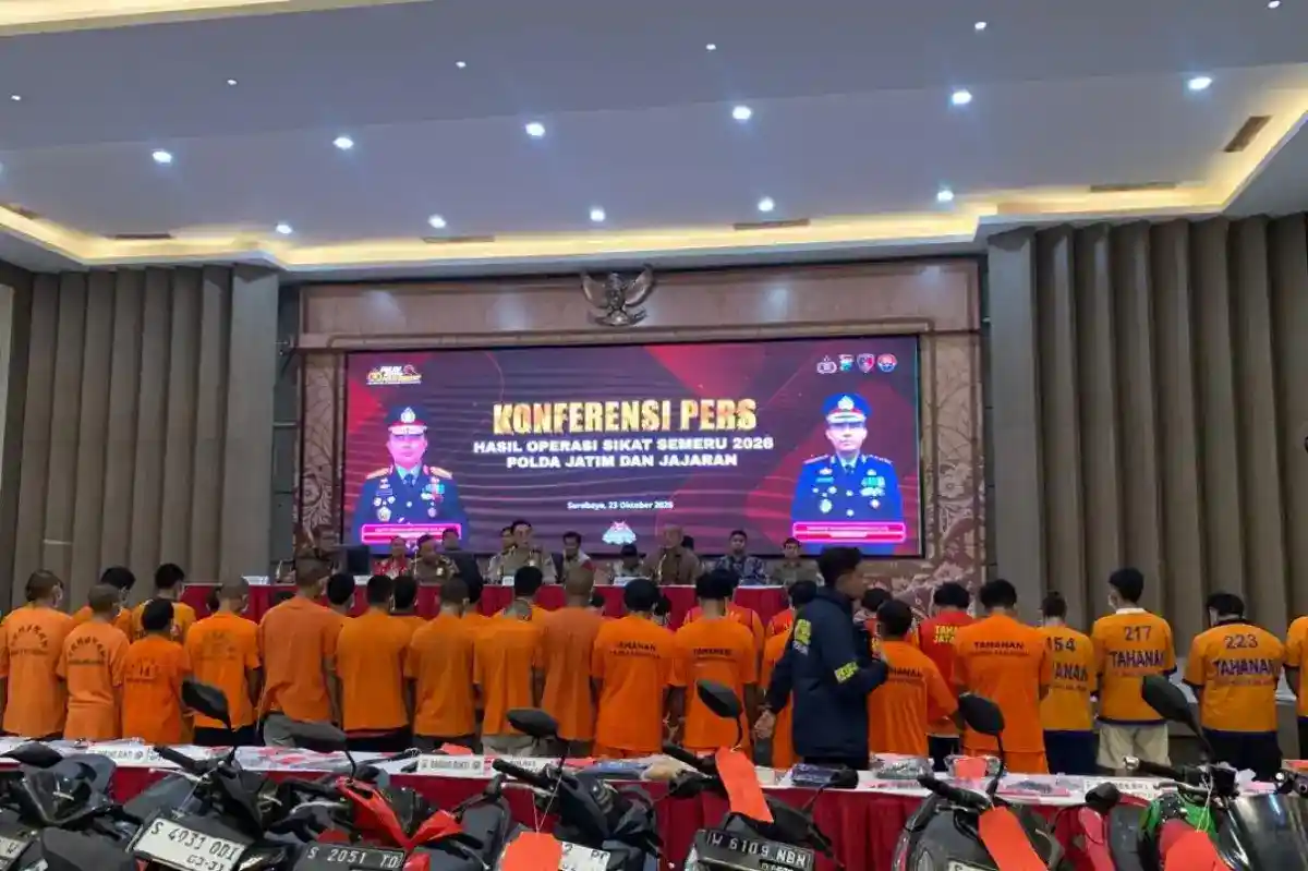 Operasi 12 Hari di Jawa Timur: Rincian Pengungkapan Kasus dan Barang Bukti